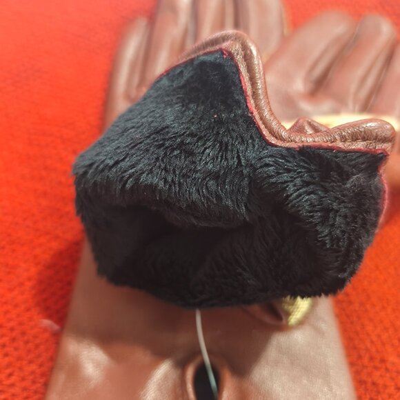 Gucci Patchwork Leather Gloves - Picture 4 of 6